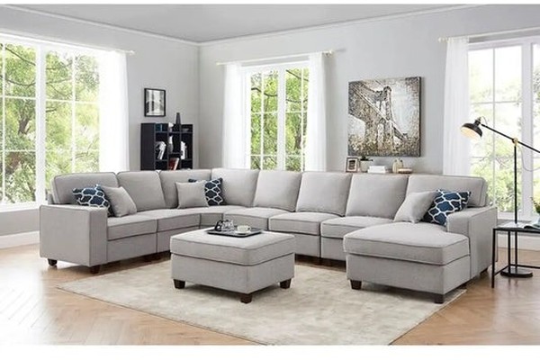 ركنة خشب زان طبيعي 250×380سم - ألوان متعددة - DECO64