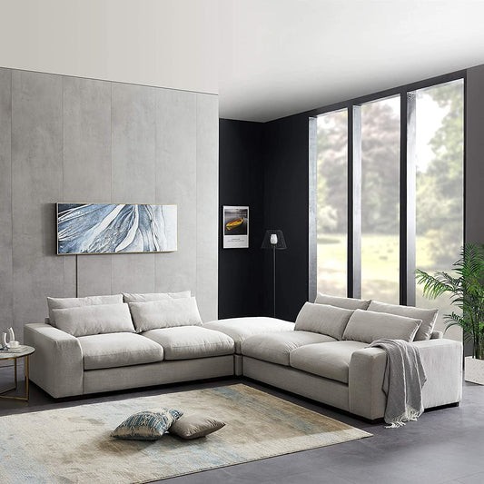 ركنة خشب زان طبيعي 240×240سم - ألوان متعددة - DECO1