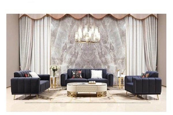 طقم أنتريه خشب زان - DECO325