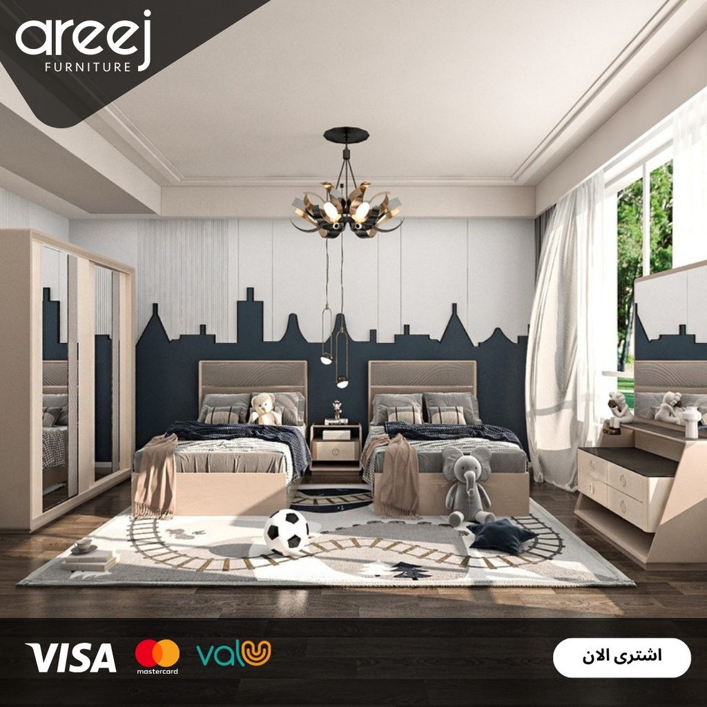 غرفة نوم شباب اطفال – هاجر