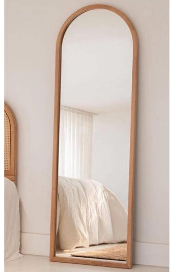 مرايا استاند خشب طبيعى 40×175سم - DOR227
