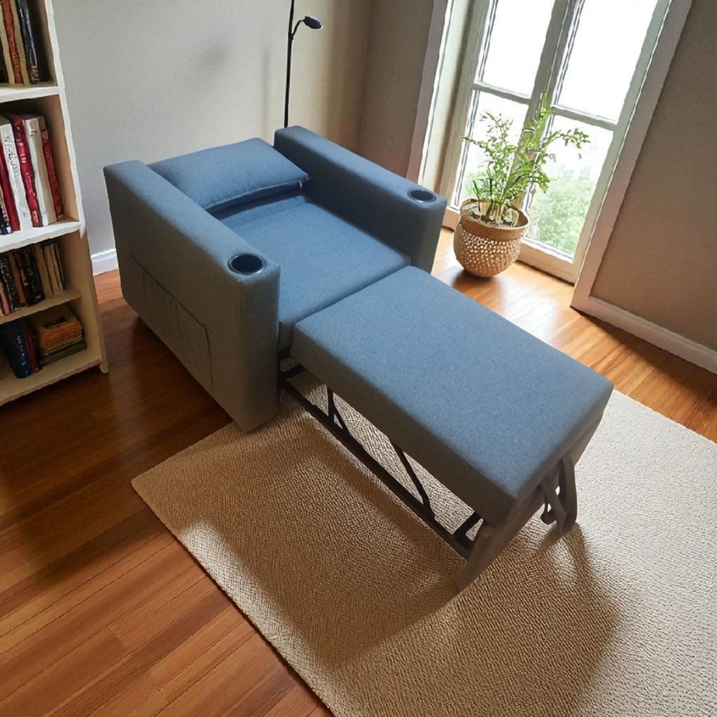 Chair bed grey