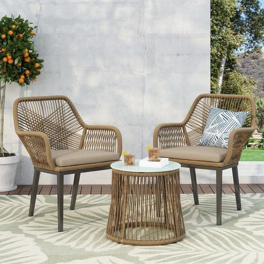 طقم أثاث خارجي - 3 قطع - SAT182