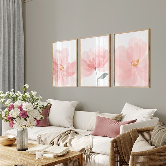 طقم تابلوهات- 3قطع- 40×30سم - PIC291