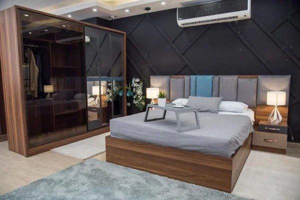 Bedroom 5 pieces, wooden - URL 79
