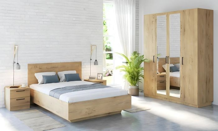Bedroom 4 pieces, wooden - URL 92