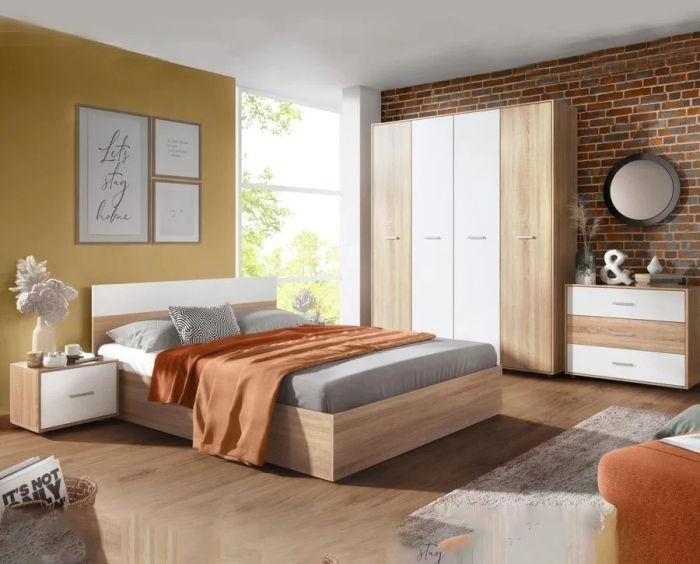 Complete bedroom, 4 pieces - URL 36