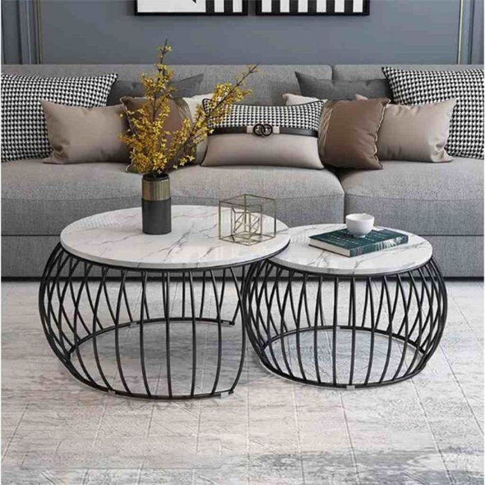 Coffee table set, Black - Hin.207