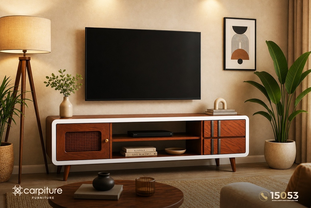 وحدة تليفزيون مودرن بتصميم عملي وأنيق - TV-5000606