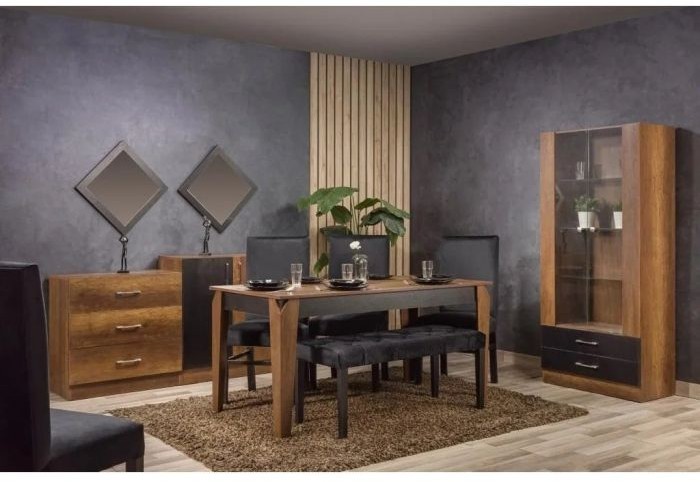 Dining room 4 chairs, MDF wood - DIR 19