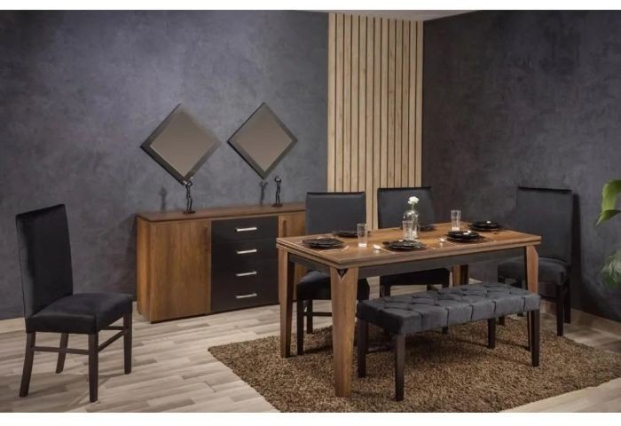 Dining room 4 chairs, MDF wood - DIR 16
