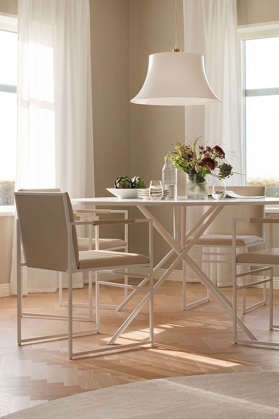 Dining Table, 5 pieces White - DT104