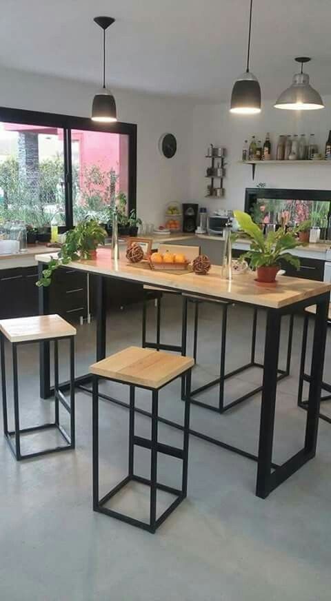 Dining Table, 5 pieces Black*Beige - DT103