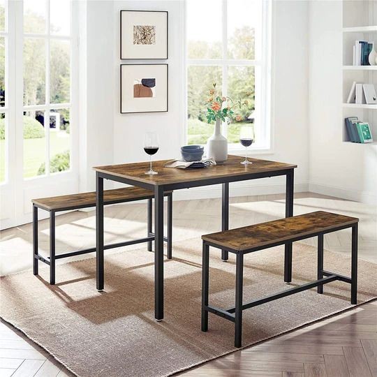 Dining table set with two seats - S55