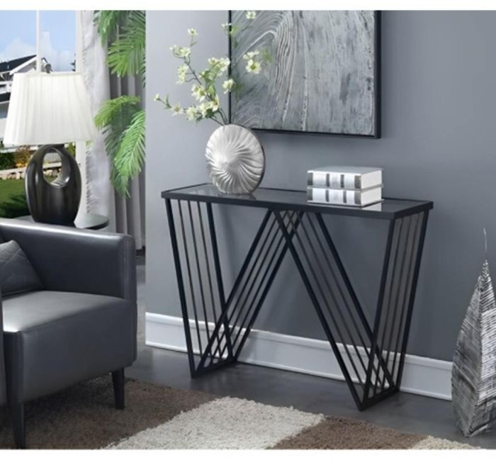 Consol, 100x30x90cm, Black - S31