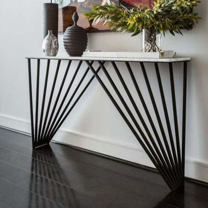 Consol, 100x30x90cm, Black*White - S33