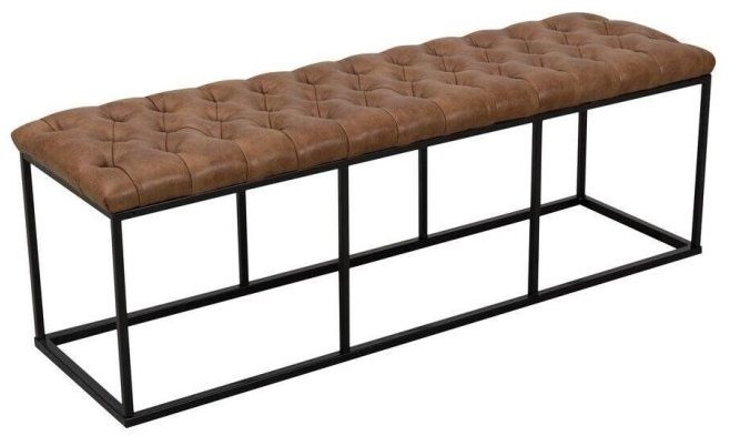 Banquette, Metal, Black*Brown - S112
