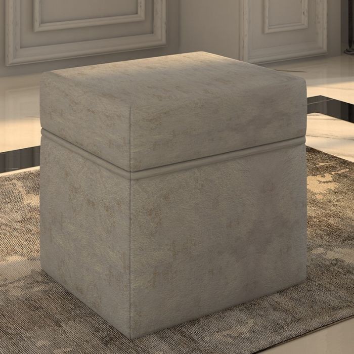 Square Puff, Beige - MAP 14