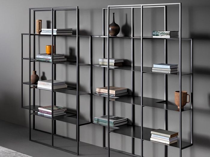 Display Unit, 2 pieces Black - SH138
