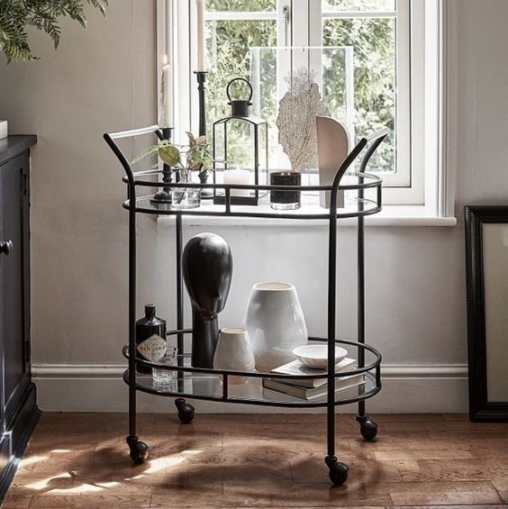 Serving table, Black - DTR113