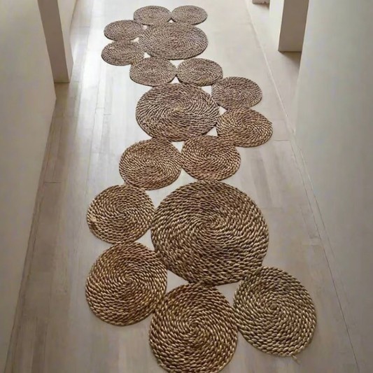 سجاد خوص هاند ميد 200×50سم - BIRD117