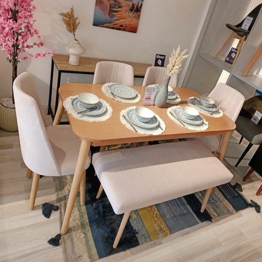 ترابيزة سفرة - 6قطع - MES128