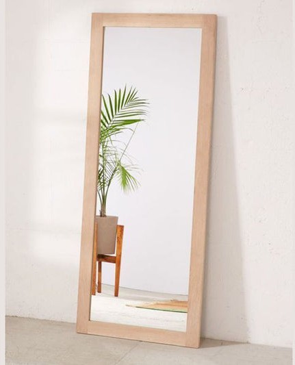 مرايا استاند خشب طبيعى 55×165سم - DOR232