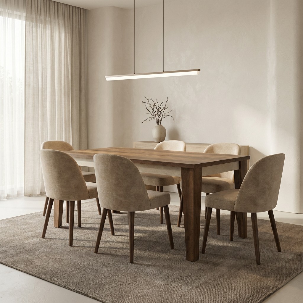 ترابيزة سفرة + كراسي فينيسيا – Dining Table + Chairs Venisia