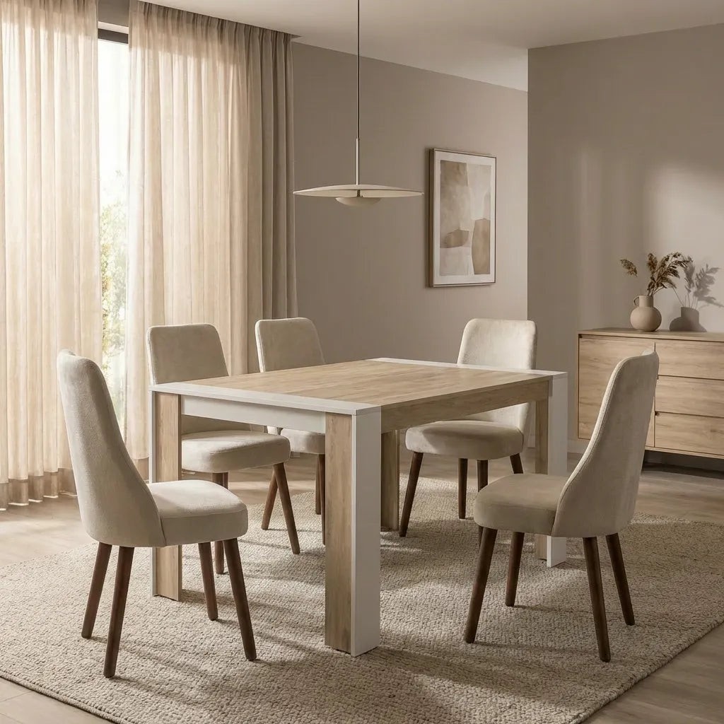 ترابيزة سفرة + كراسي كلارا – Dining Table + Chairs Klara