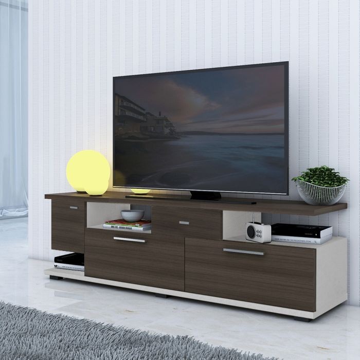 TV Unit, Brown*White - APP4