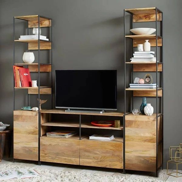 TV Unit, Beige*Black - HI447