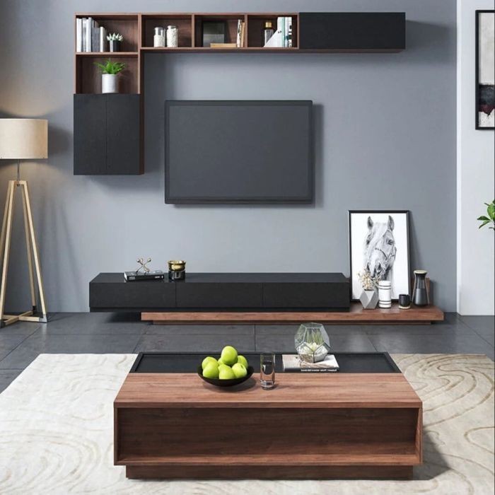 TV table with coffee table - TLV 08