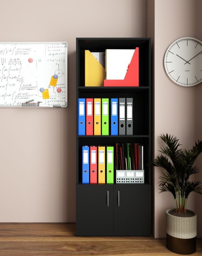 Bookcase, black - DF414ES
