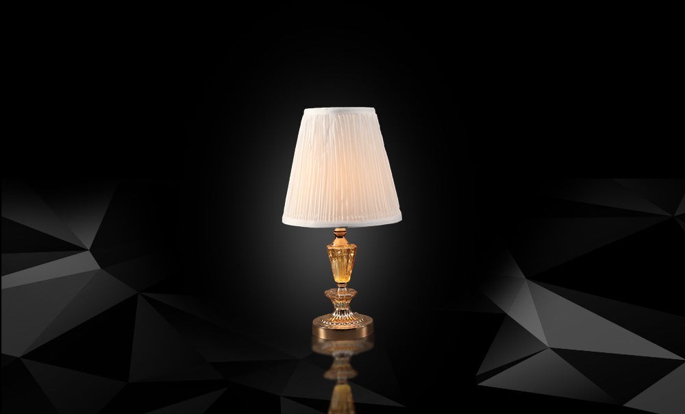 T6060 - CRYSTAL - E27 اباجورة شابو