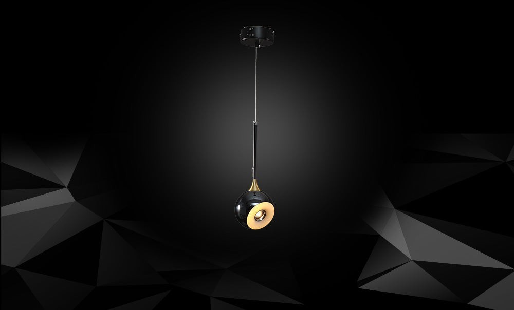 LM - 2344/1L4 - LED -Black-معلقة ليد