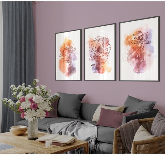 طقم تابلوهات 120×60سم- PIC159