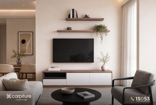 وحدة تلفزيون مودرن بتصميم عملي - T2