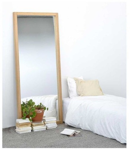 مرايا استاند خشب طبيعى 65×175سم - DOR235