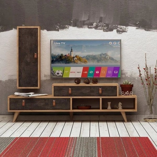 TV Unit, Beige*Grey - HI434