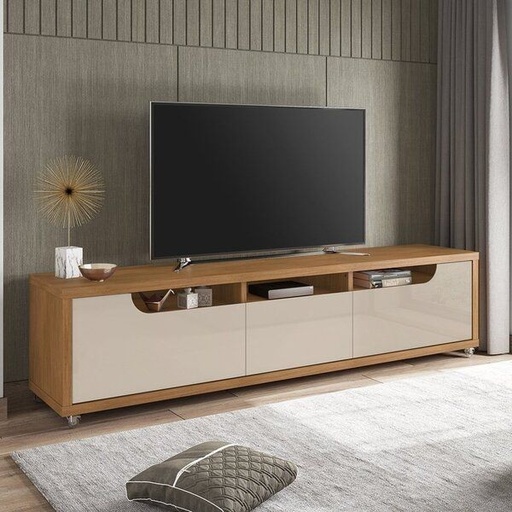 TV Unit, White*Beige - A063