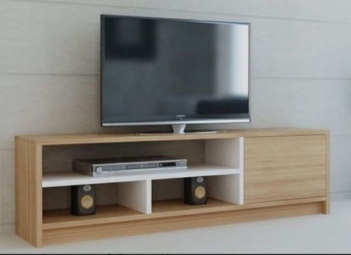 TV Unit, Wooden*White - A015