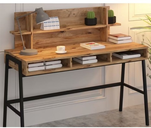 Black Metal Desk- 140cm - cal.off.11