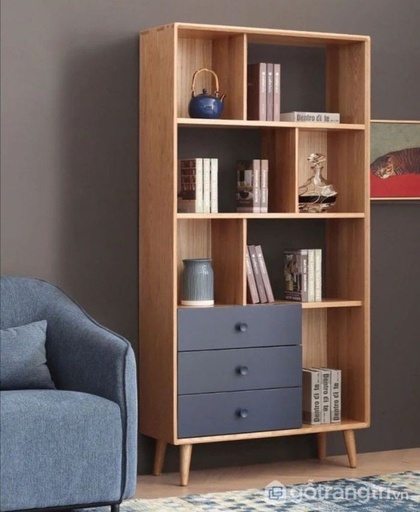 Bookcase, Beige - A056