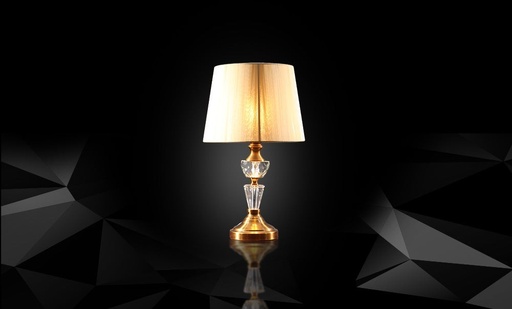 T6061 - CRYSTAL - E27 اباجورة شابو
