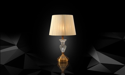 T6062 - CRYSTAL - E27 اباجورة شابو